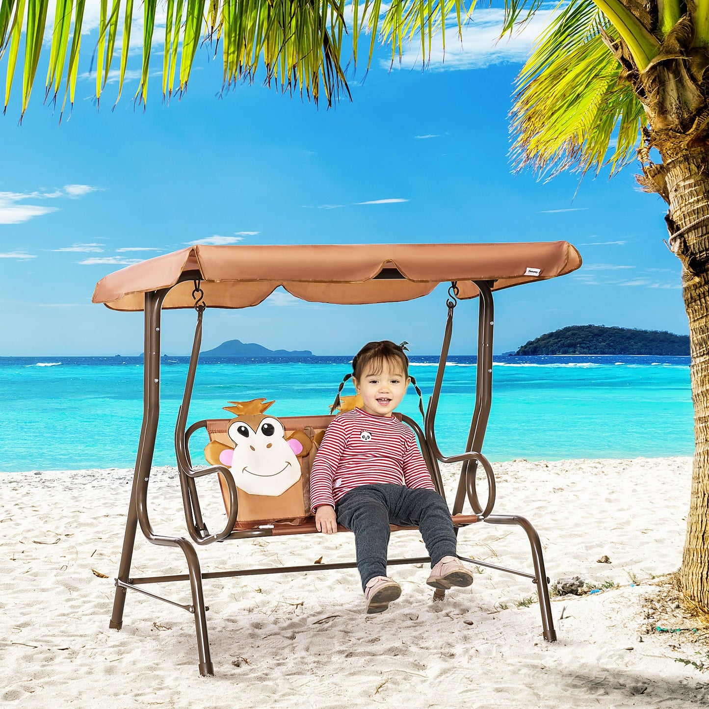 2 Seater Kids Garden Swing Seat