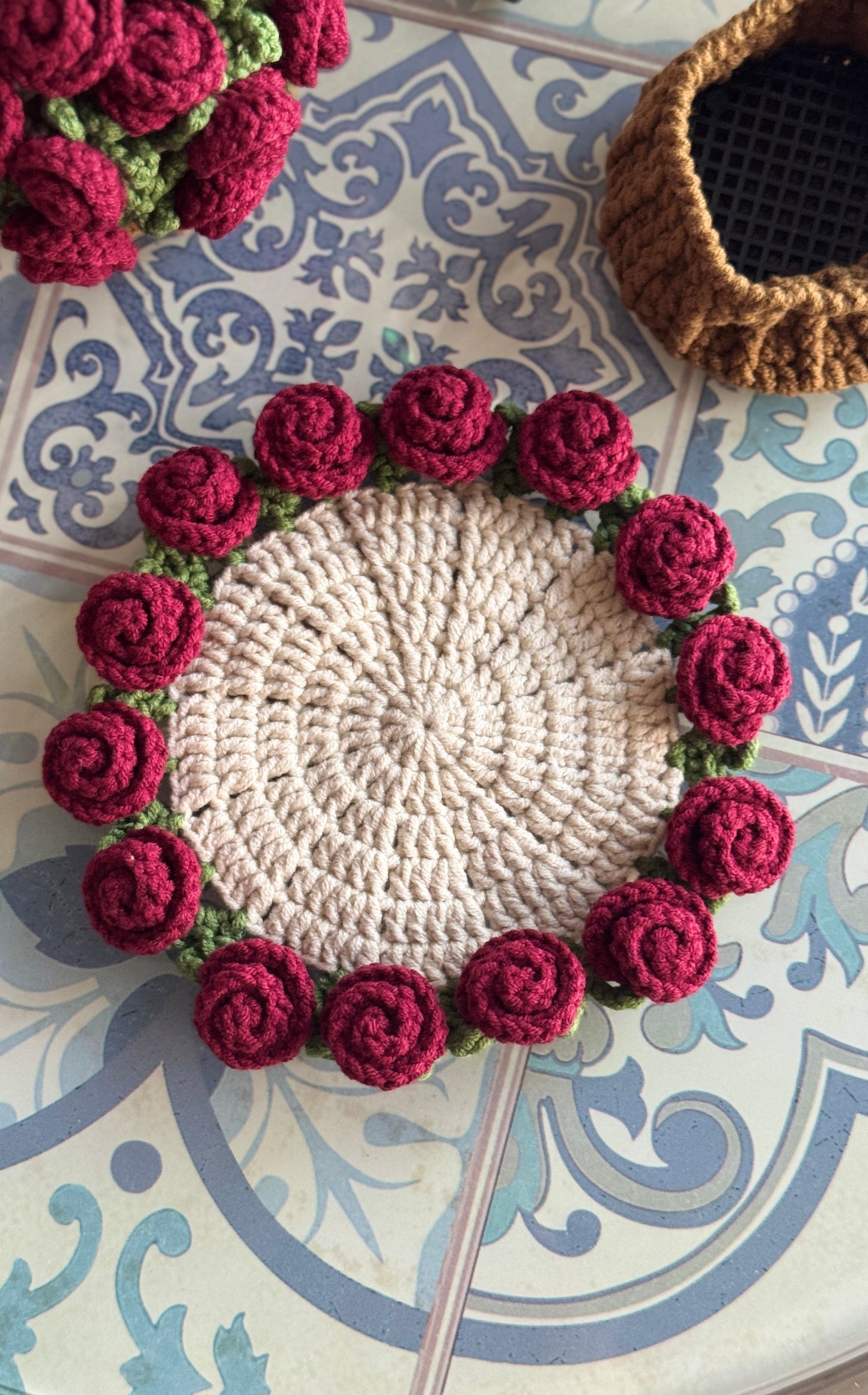 Rose Coaster and Pot Plant