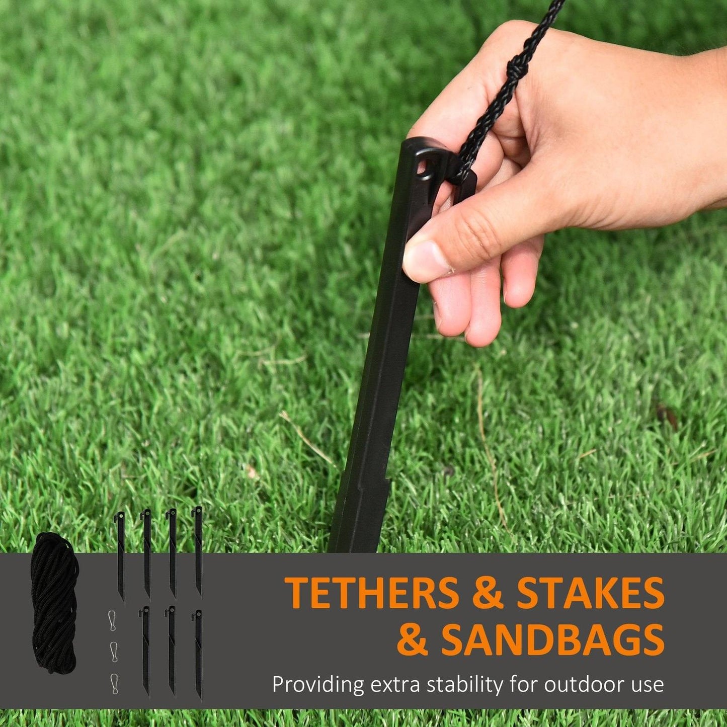 2.7m Inflatable Halloween Pumpkin with Build-in LED for Party Garden Decorations