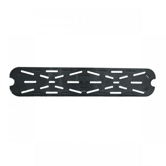 GN 1/2 Polycarbonate Gastronorm Drain Shelf Black