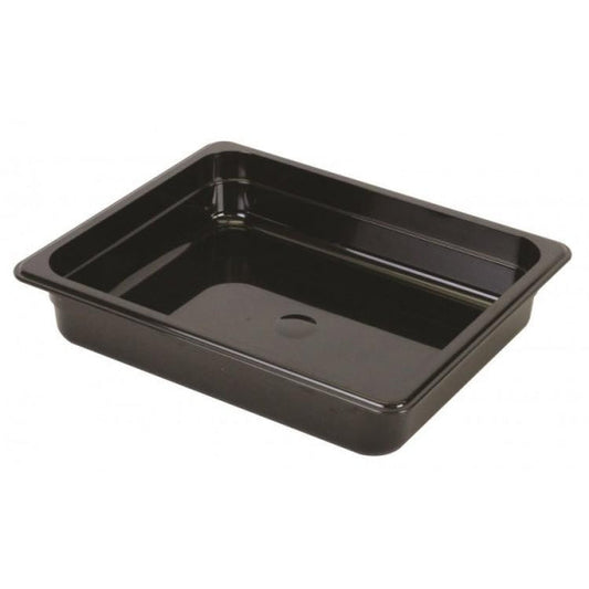 GN 1/2 Polycarbonate Gastronorm 65mm Black