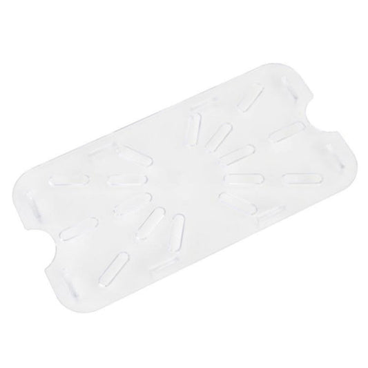 GN 1/2 Polycarbonate Gastronorm Drain Shelf Clear