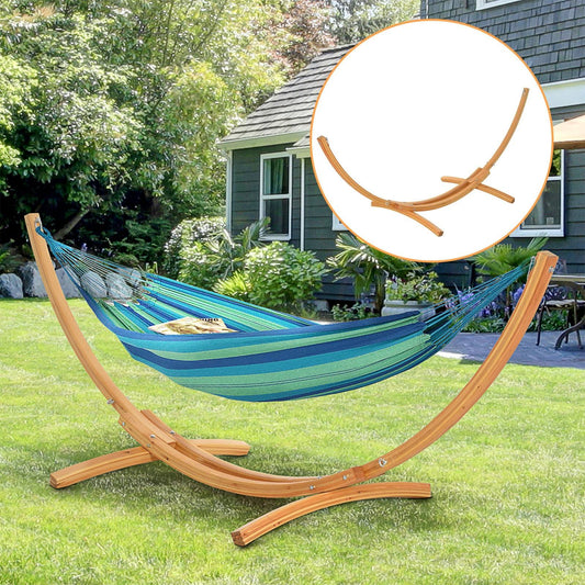 3.25m Wooden Hammock Stand Universal Fit Garden Picnic Camp Accessories