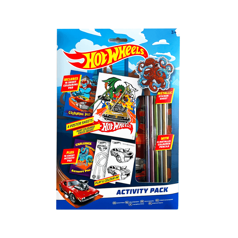 Wholesale Hot Wheels Activity Pack - (Case of 12)