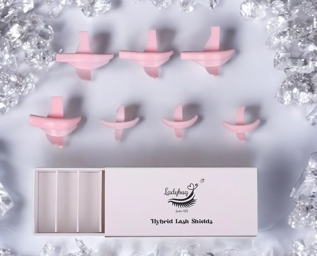 7 Pairs Hybrid Lash Lift Shields – Complete Box