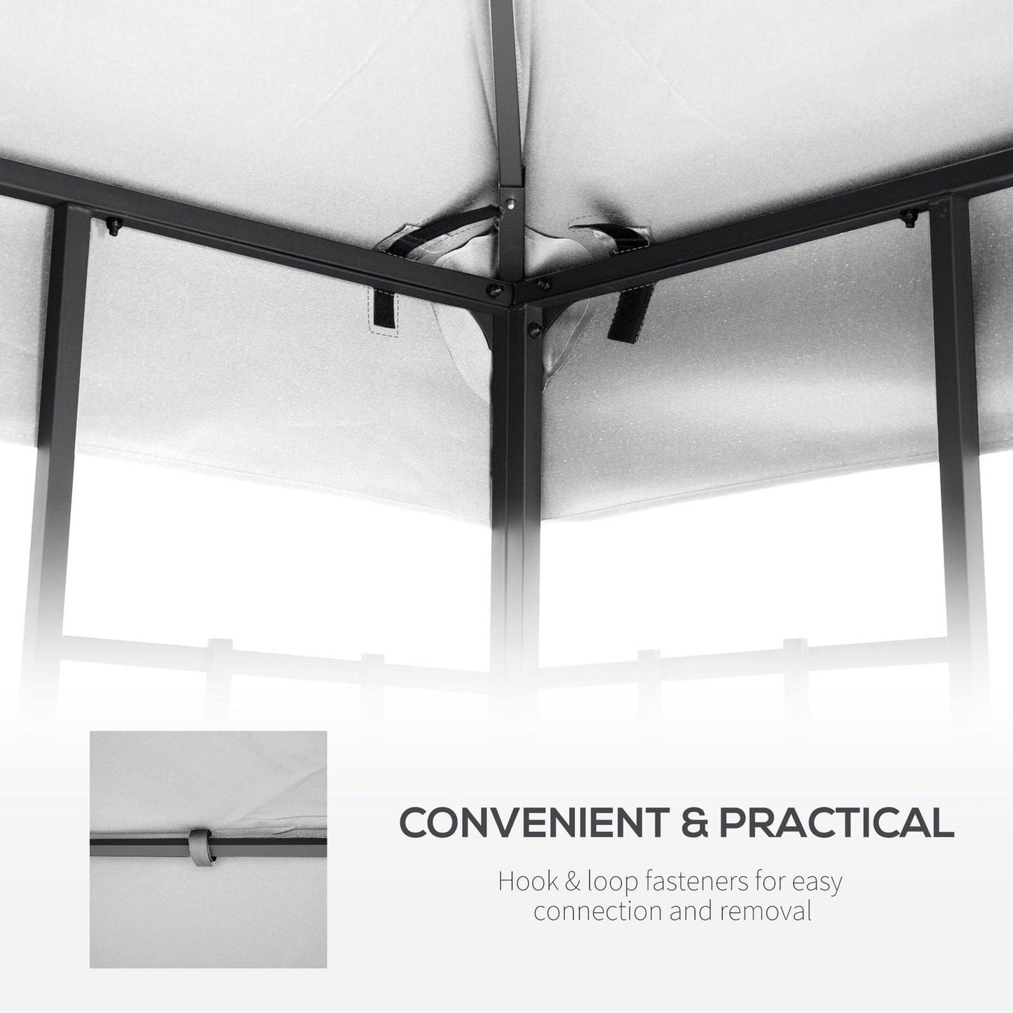 3x3M Replacement Gazebo Canopy