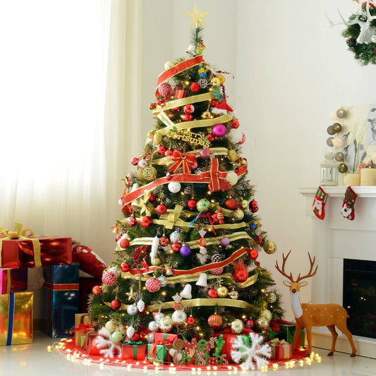 6FT Pre-Lit Artificial Christmas Tree