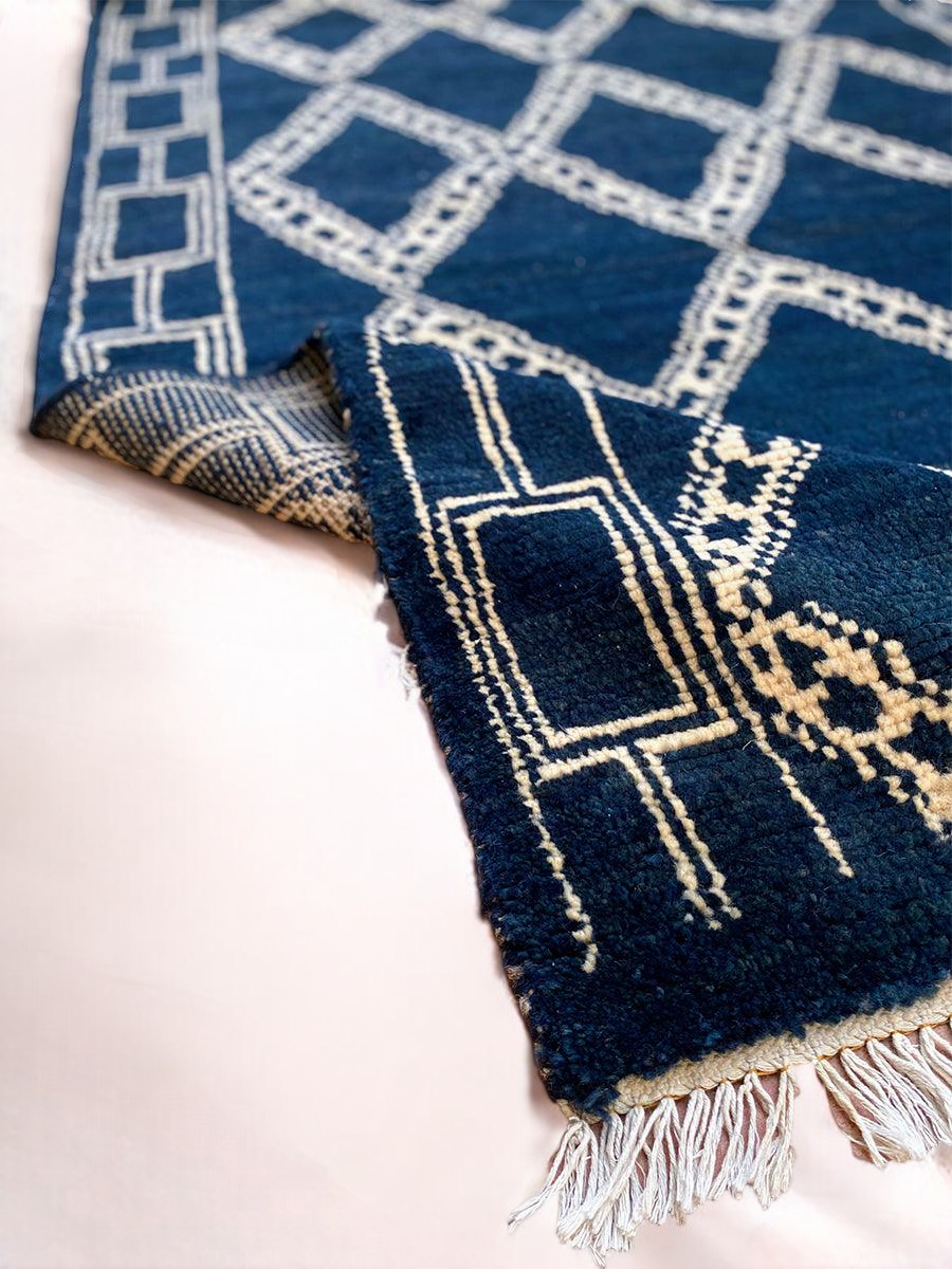 Nomad Hand Knotted Rug - Size: 6.2 x 4