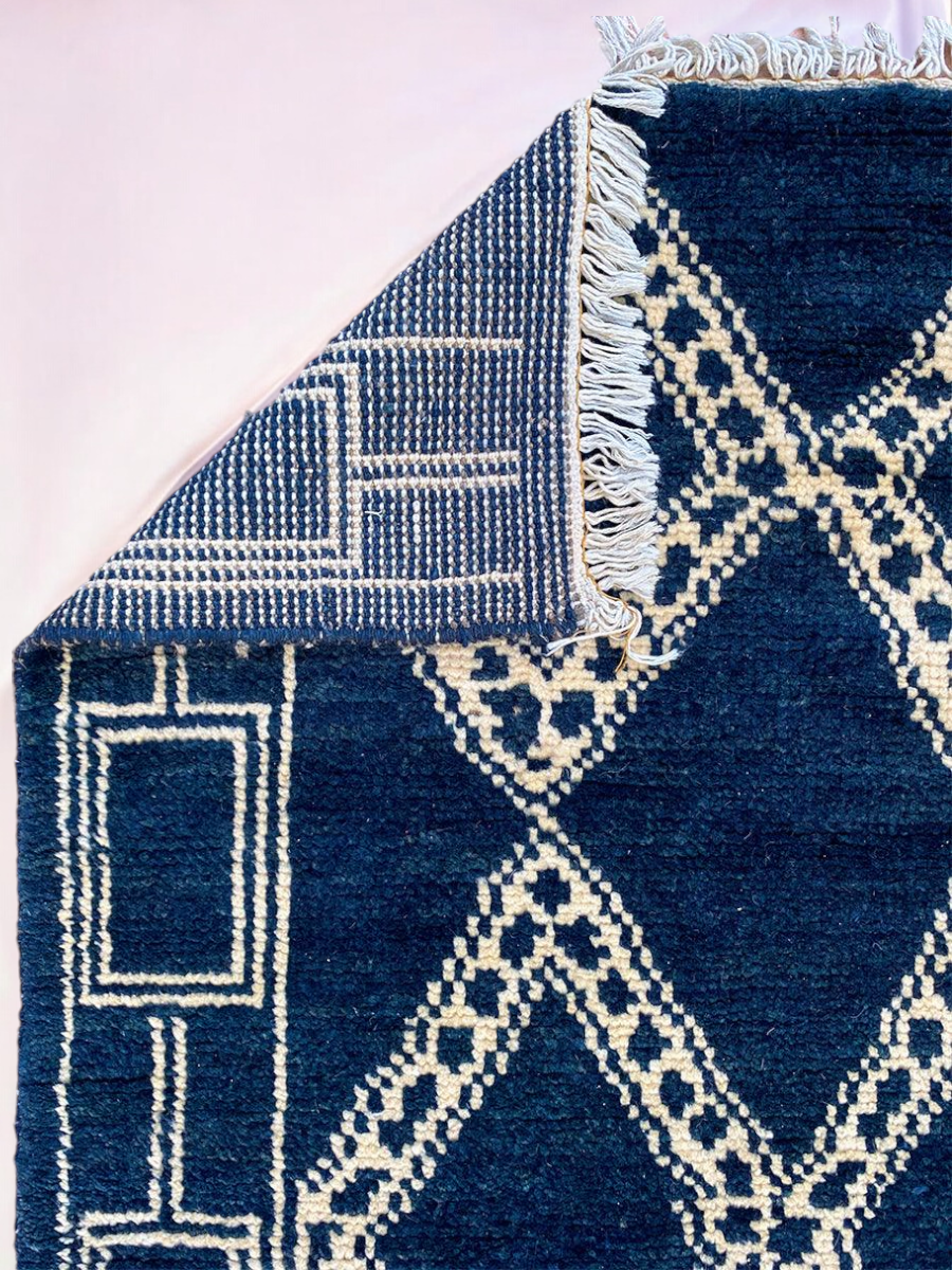 Nomad Hand Knotted Rug - Size: 6.2 x 4