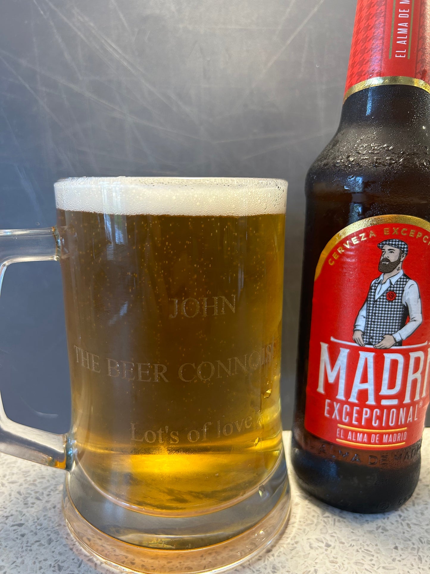 Personalised Engraved Tankard Beer Glass - Perfect Gift Present