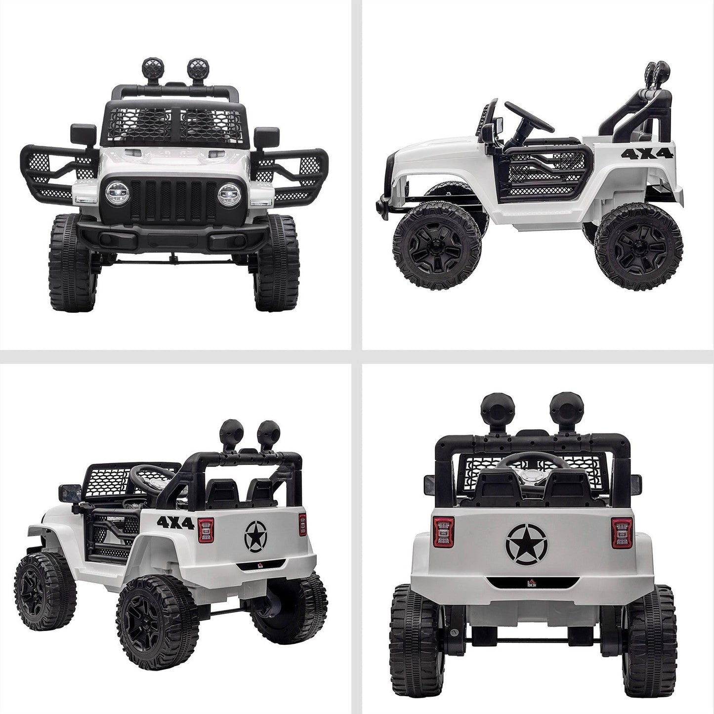 12V Kids Electric Ride On Car Truck Toy SUV with Remote Control for 3-6 Yrs