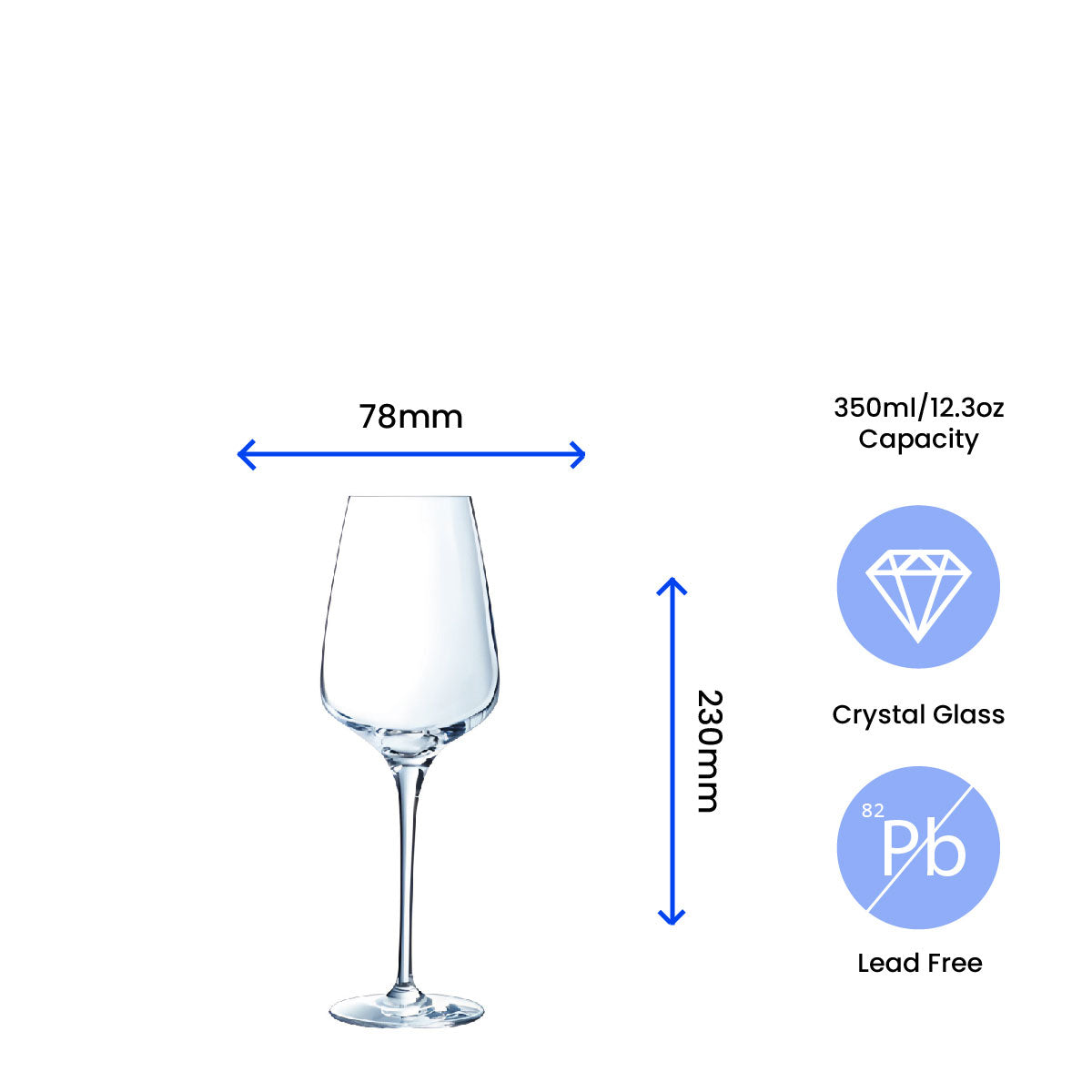 Personalised Engraved Crystal Red Wine Glasses Gift Boxed for Wedding Birthday & Christmas