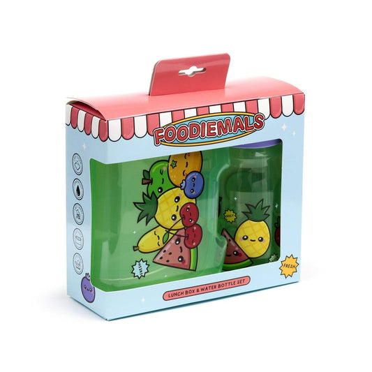 Foodiemals Lunch Box And Water Bottle Set