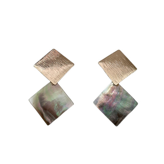 Louisa Geometric Clip On Earrings