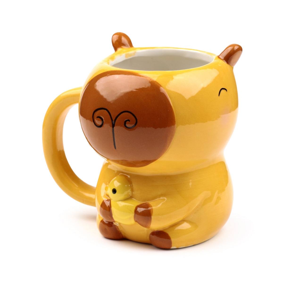 Capybara Ceramic Shaped Mug