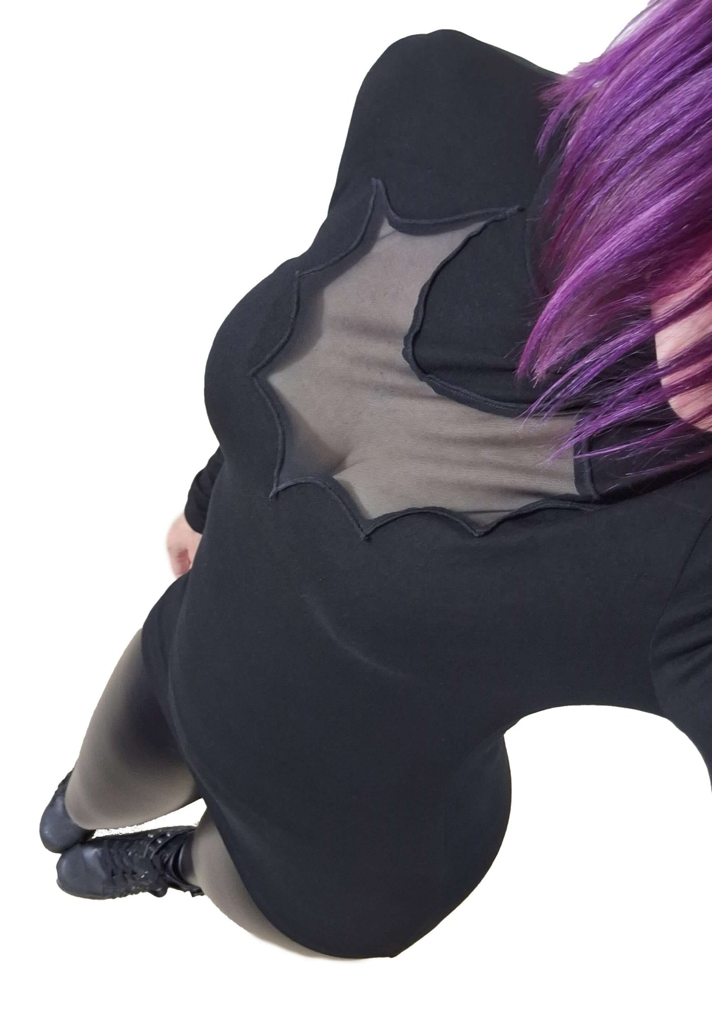 Necessary Evil Cybele Bat Panel Long Sleeve Top