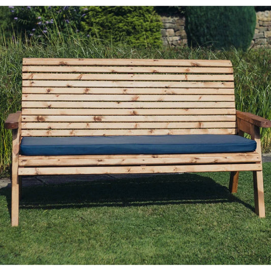 Amesbury Garden Cushion by Churnet Valley - 3 Seats Blue Cushions - N3C-S