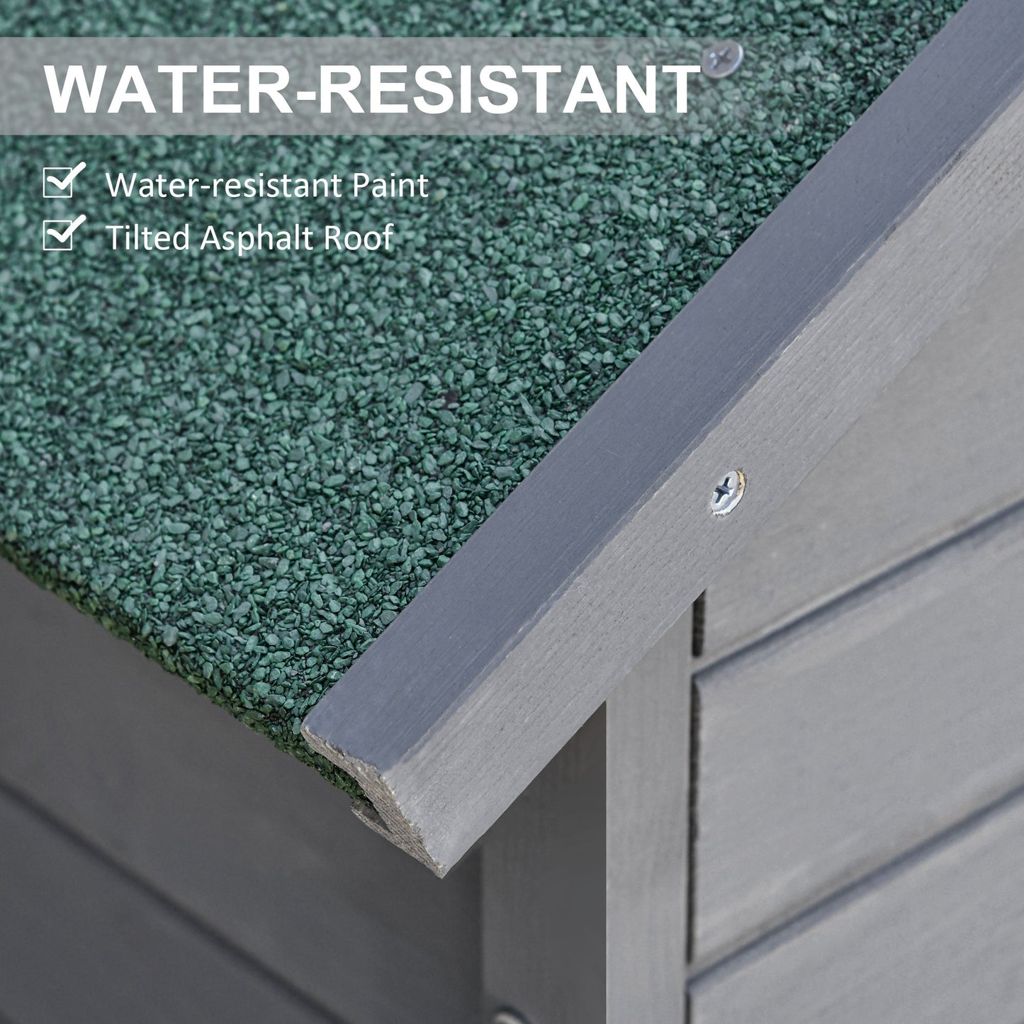 Rustica 189cm Barn Door Apex Garden Store Lockable With Shelves Fir Wood Grey by Steadfast