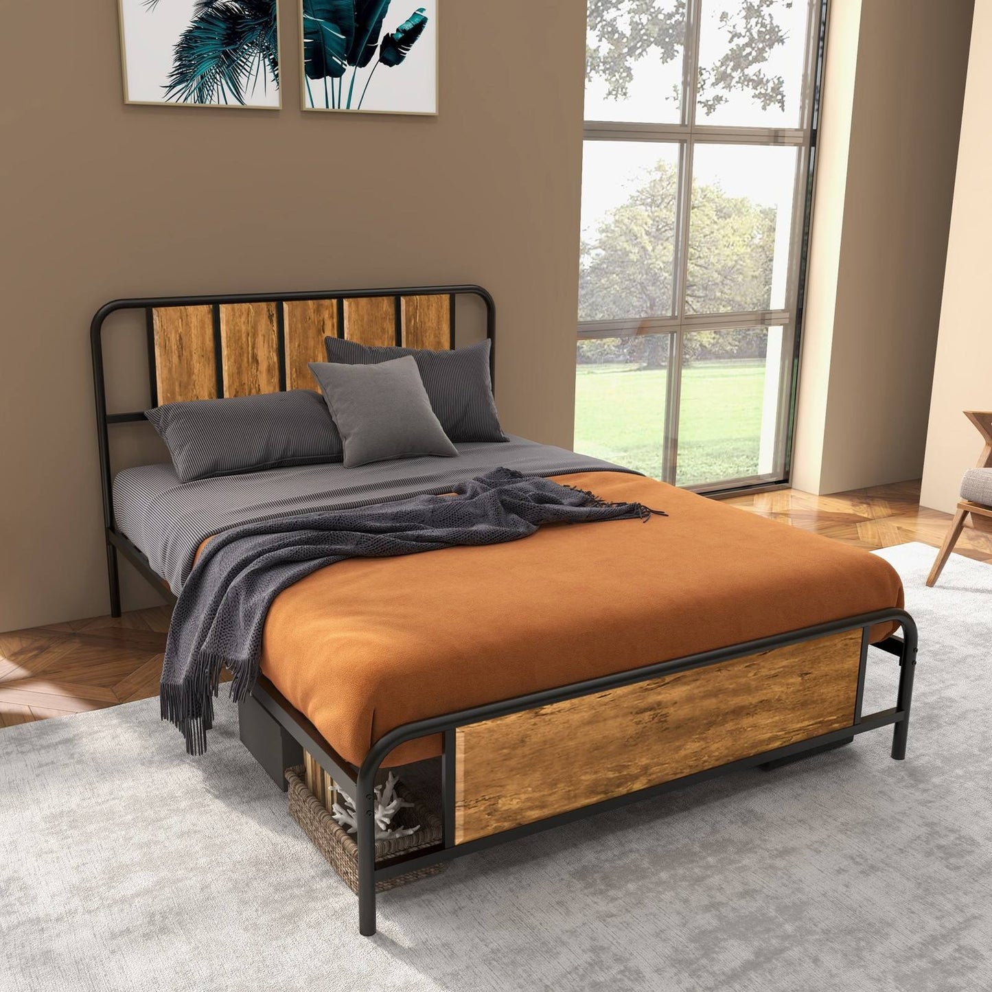 25.5cm Double Bed Frame