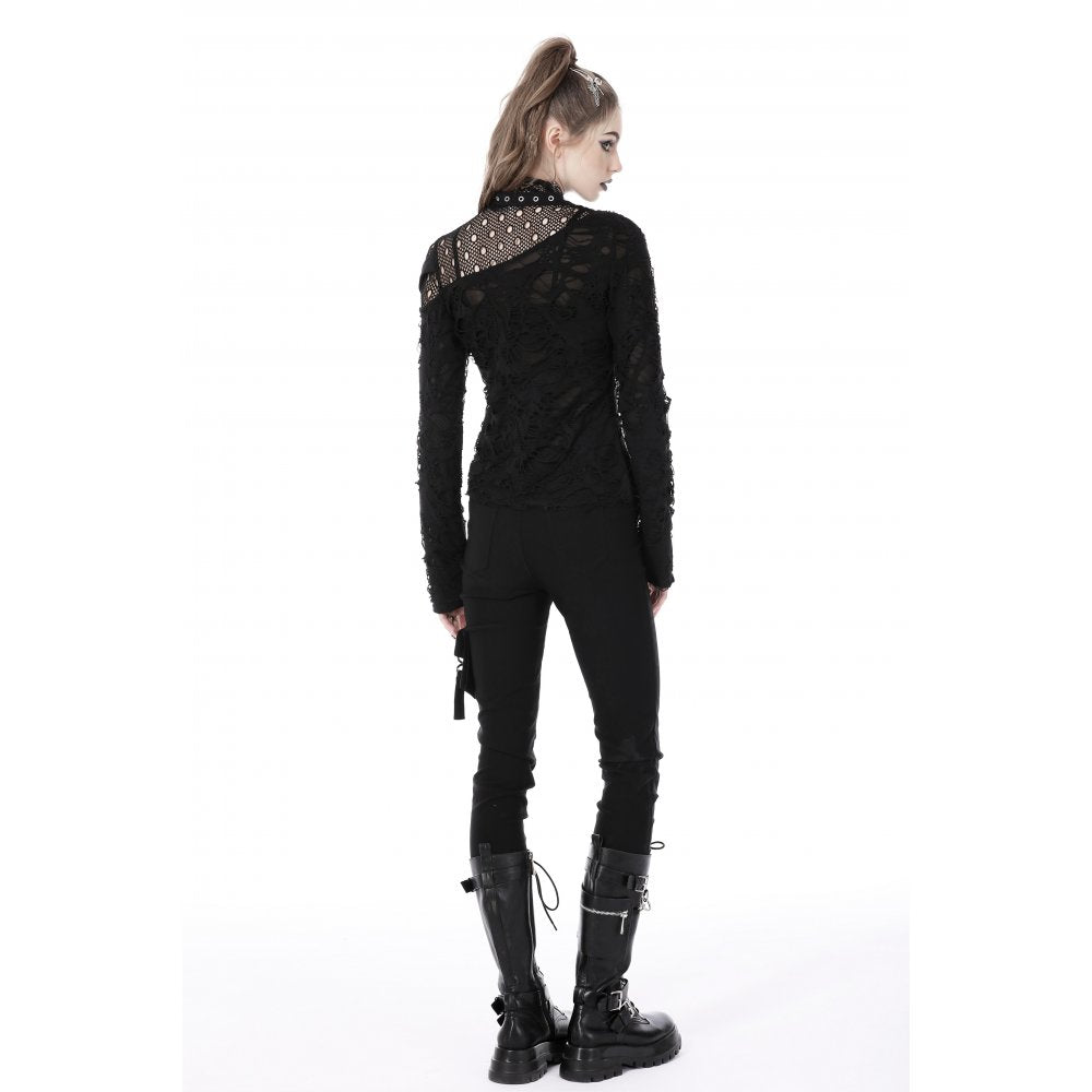 Dark In Love Gothic Fashion Womenswear Nola Long Sleeve Top