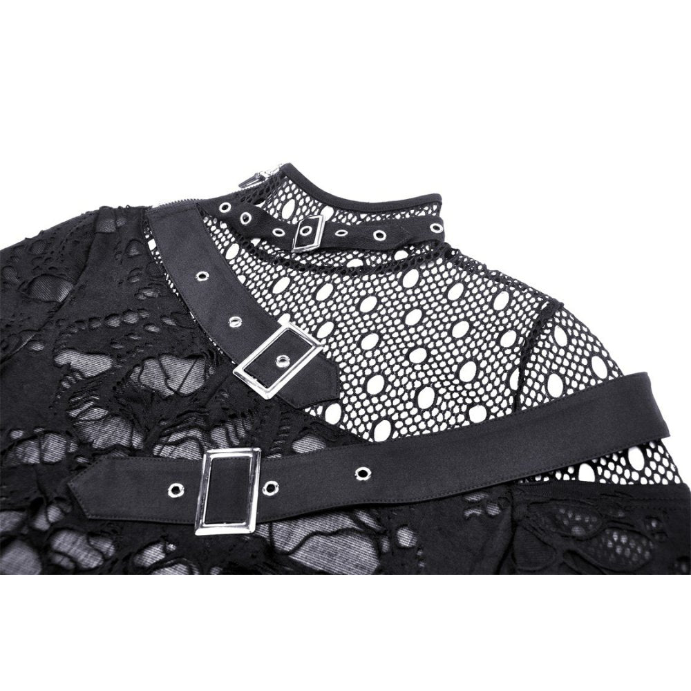Dark In Love Gothic Fashion Womenswear Nola Long Sleeve Top