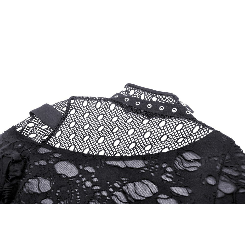 Dark In Love Gothic Fashion Womenswear Nola Long Sleeve Top