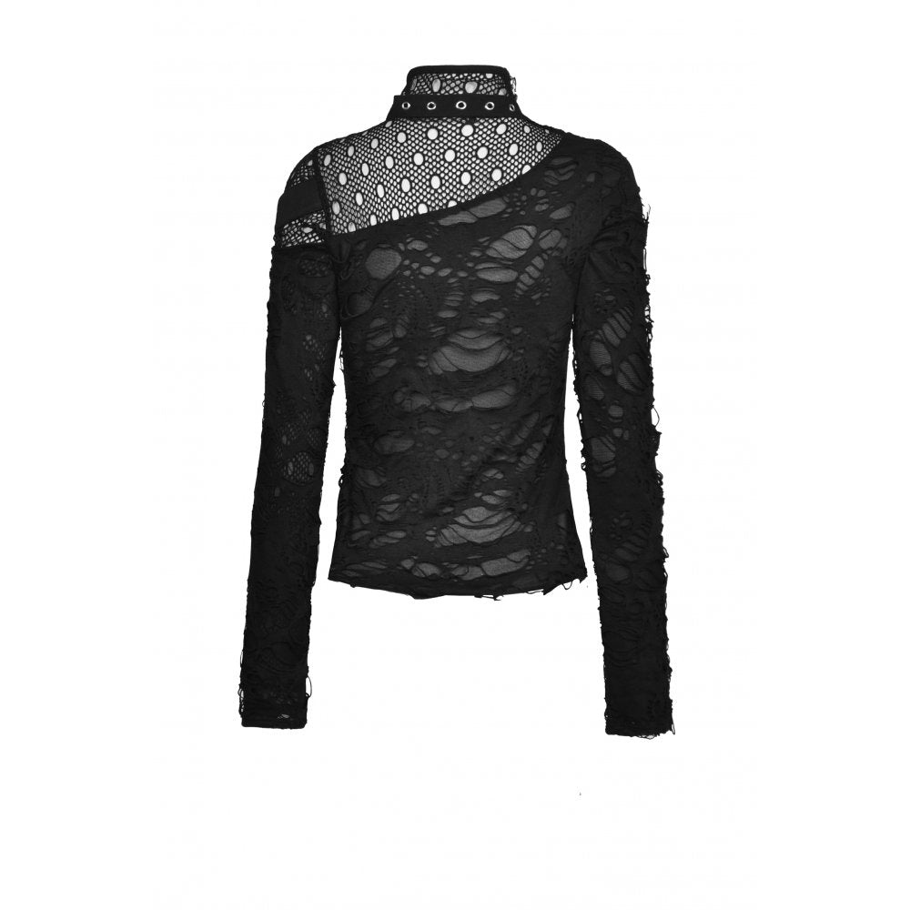 Dark In Love Gothic Fashion Womenswear Nola Long Sleeve Top