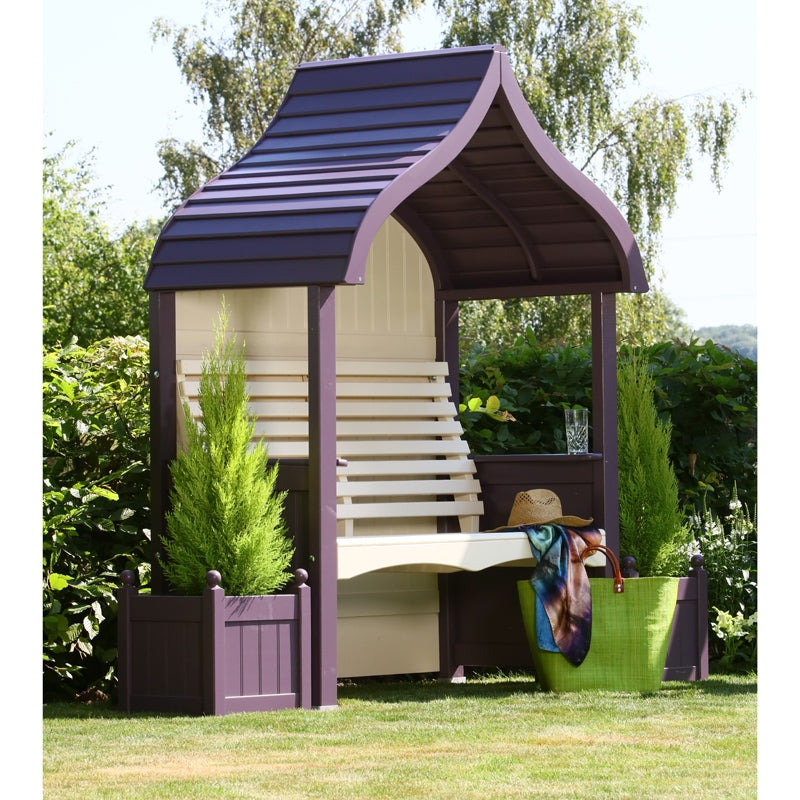 AFK Premium Orchard Arbour Lavender & Cream 2 Seat