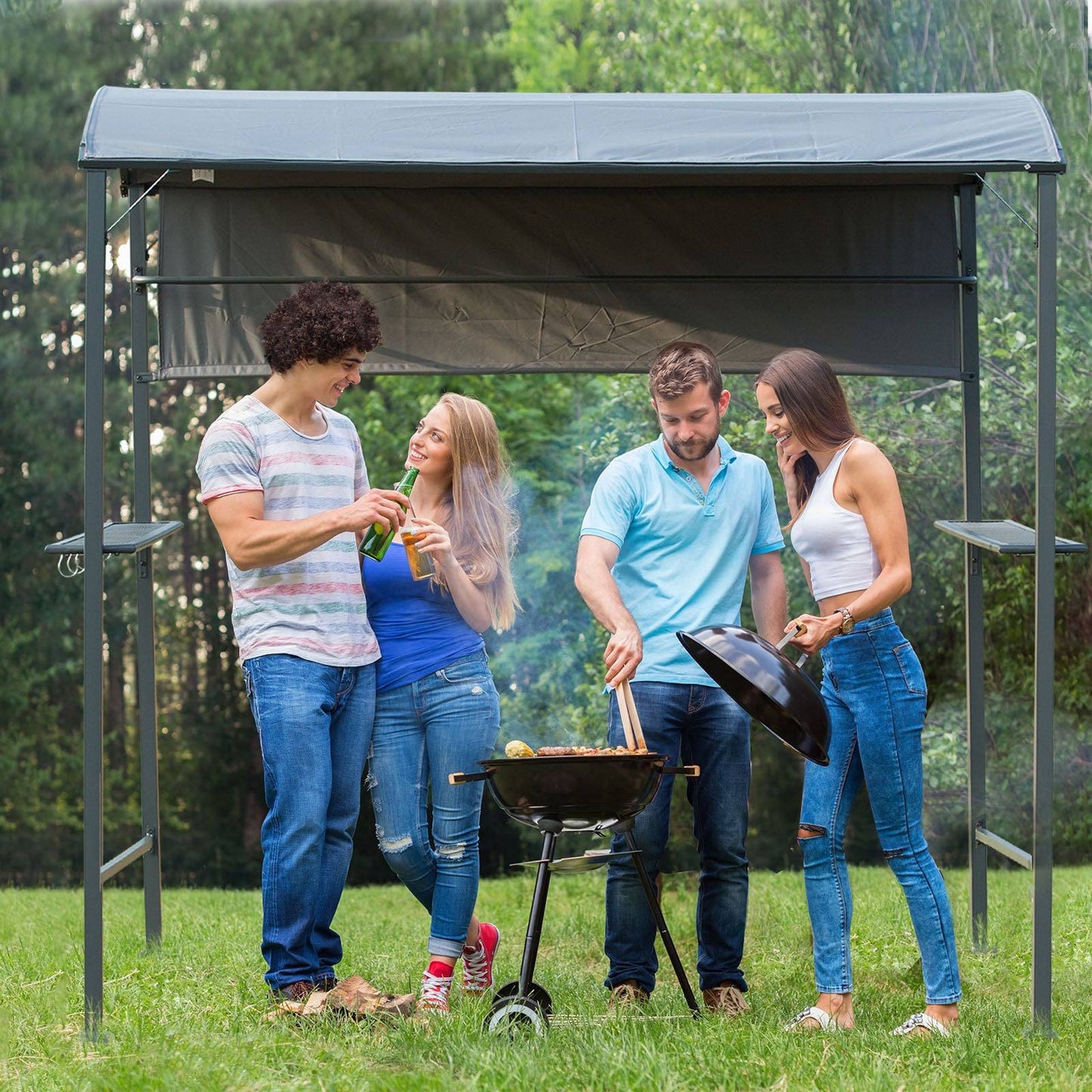 2.2 x 1.4m BBQ Shelter