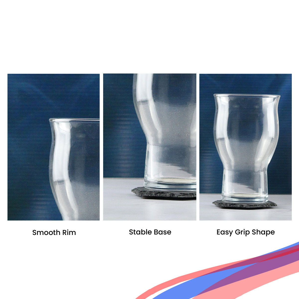 Engraved Beer Glasses Set with Premium Satin Lined Gift Box and Personal Message