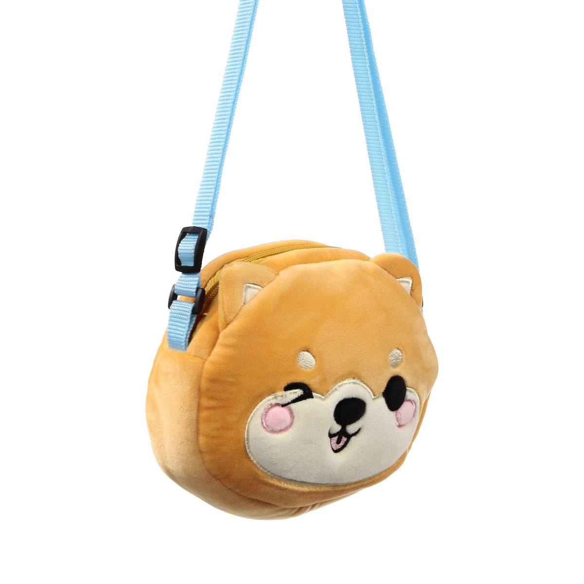 Adoramals Shuggs The Shiba Inu Crossbody Plush Shoulder Bag
