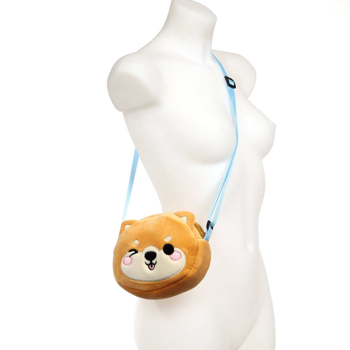 Adoramals Shuggs The Shiba Inu Crossbody Plush Shoulder Bag