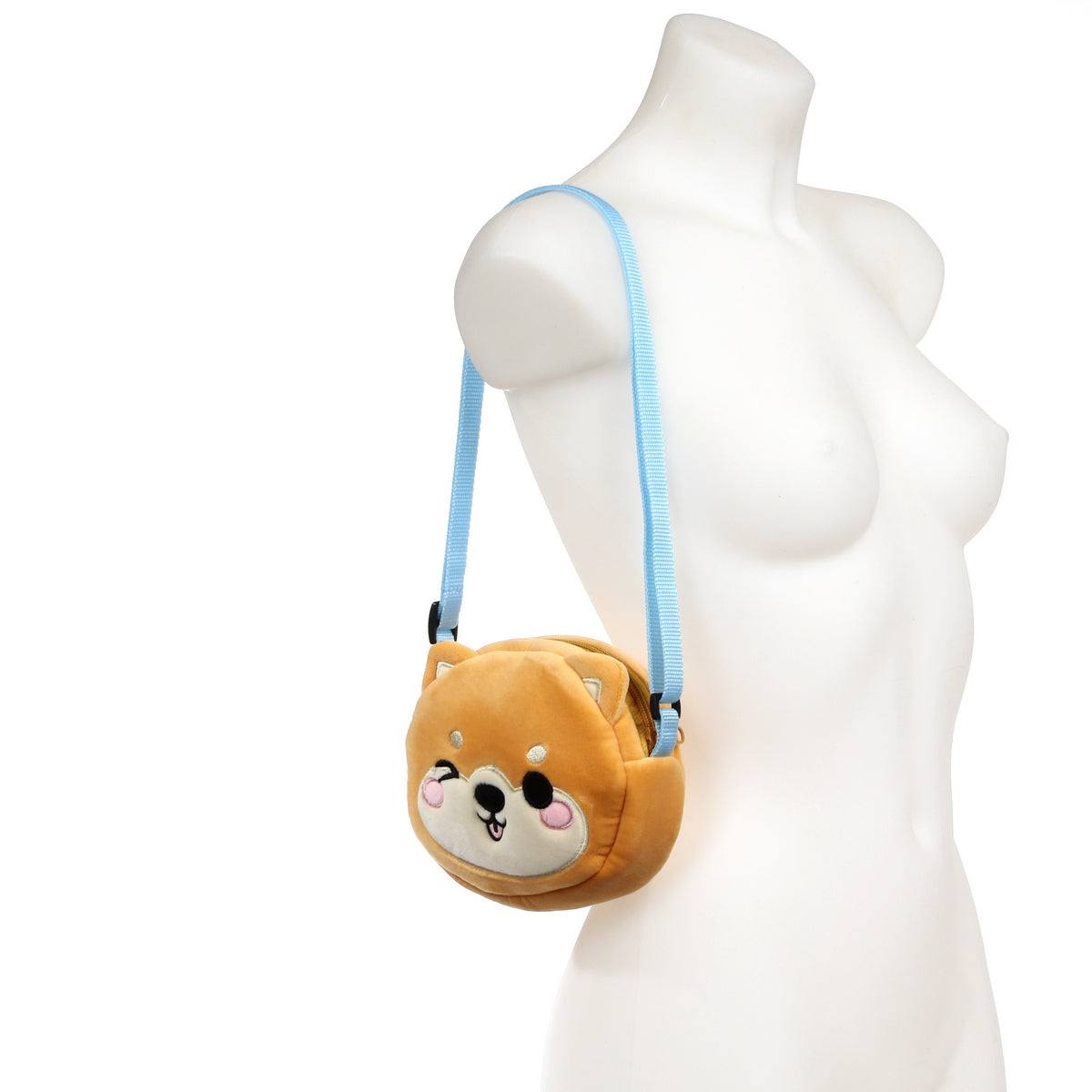Adoramals Shuggs The Shiba Inu Crossbody Plush Shoulder Bag
