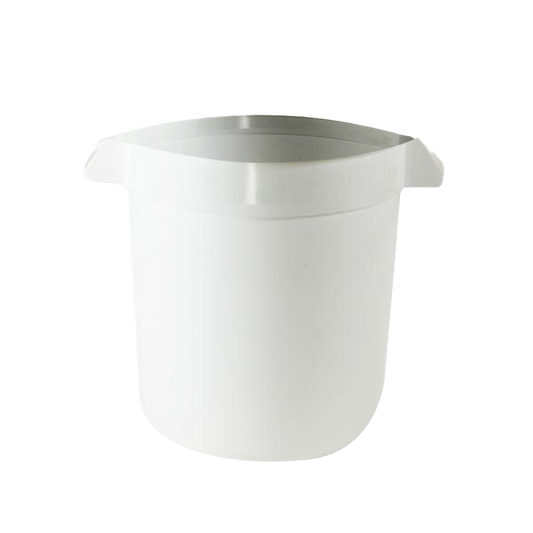 10 Gal Plastic Trash Can w/o Lid White