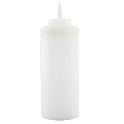 Wide Mouth Squeeze Bottle 16oz / 475ml Clear - Pack of 6