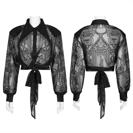 Punk Rave Luni Lace Shirt
