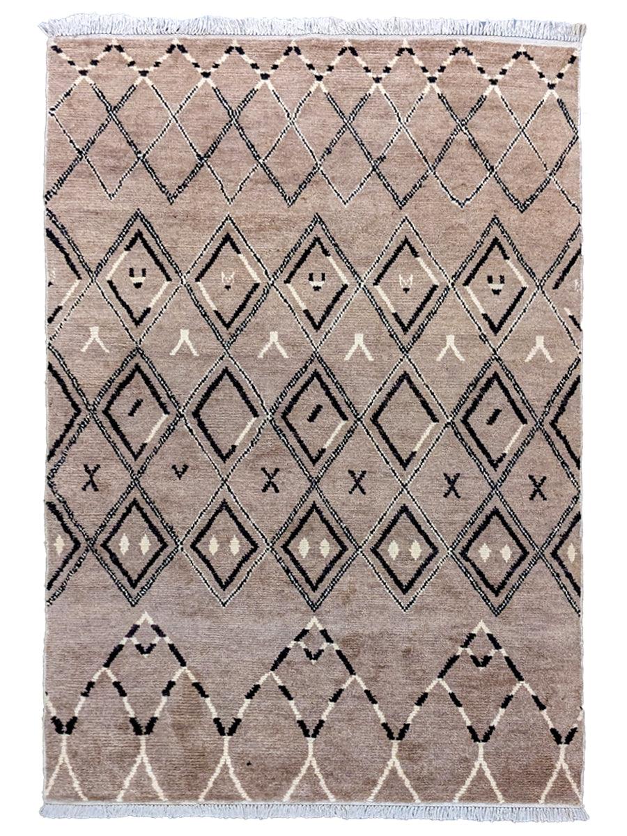 Mystical Hand Knotted Rug - Size: 8.1 x 5