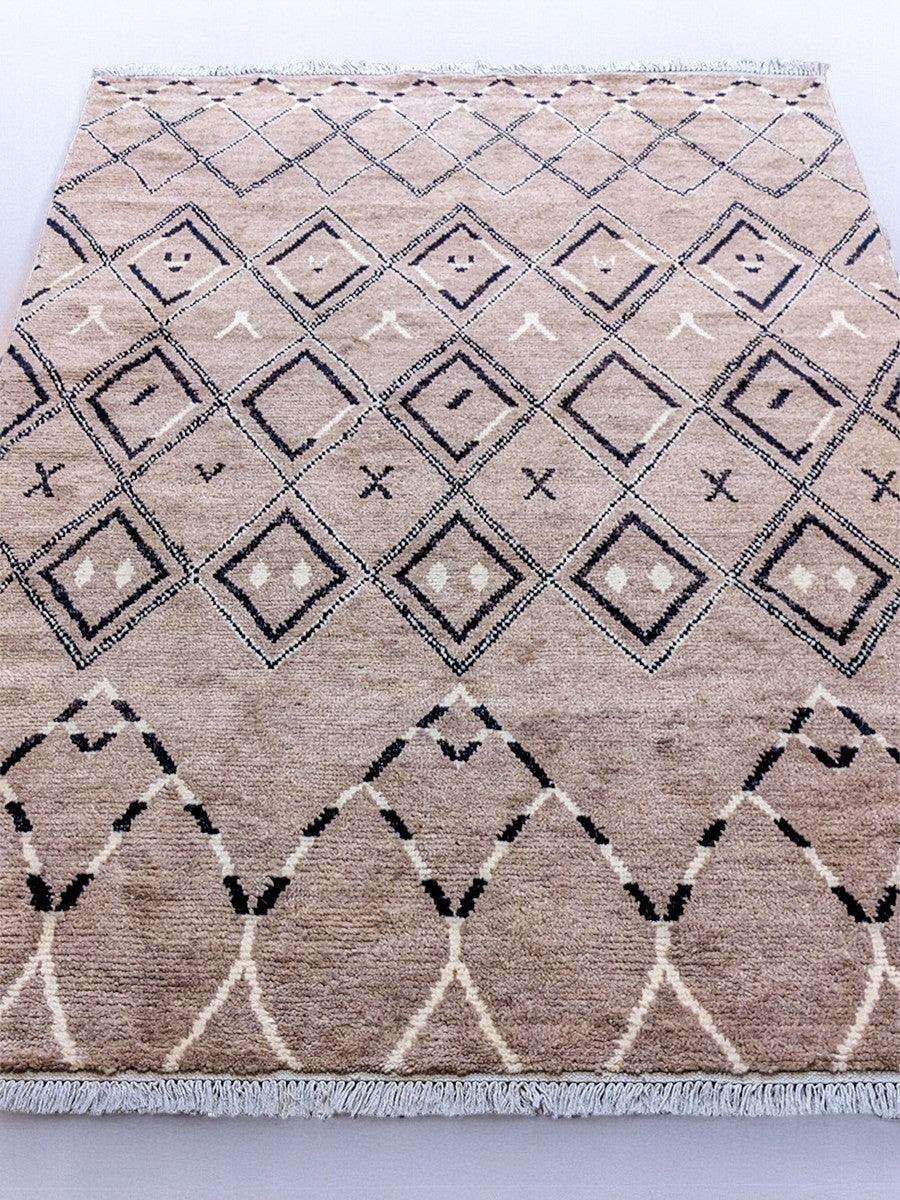 Mystical Hand Knotted Rug - Size: 8.1 x 5