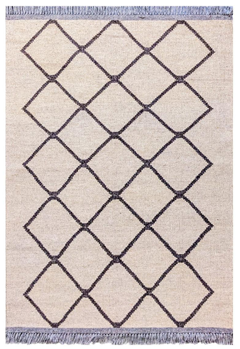 Moroccan Flatweave Rug - Size: 5.2 x 3.2