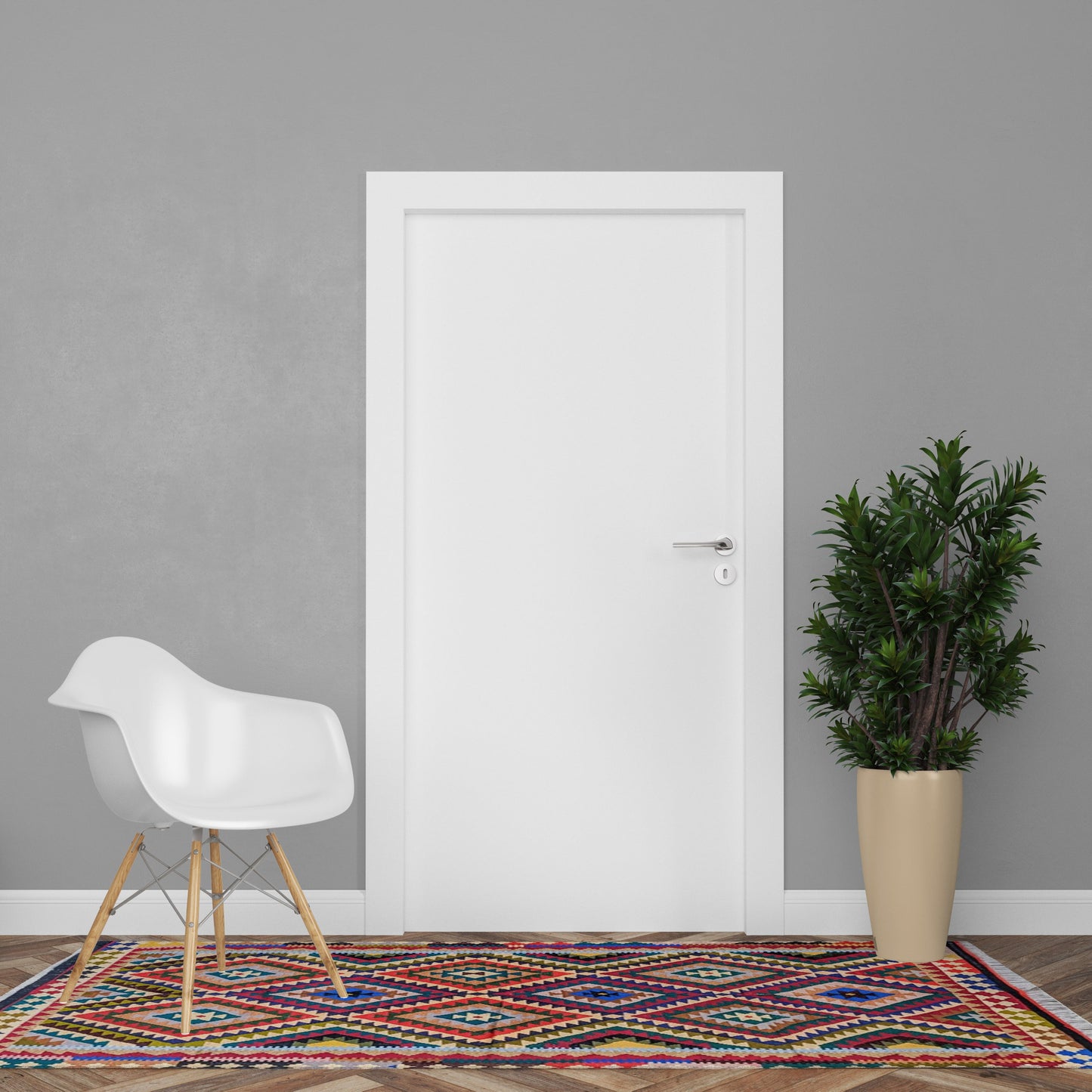 Maimana Afghanistan Kilim Rug - 236 x 152 cm