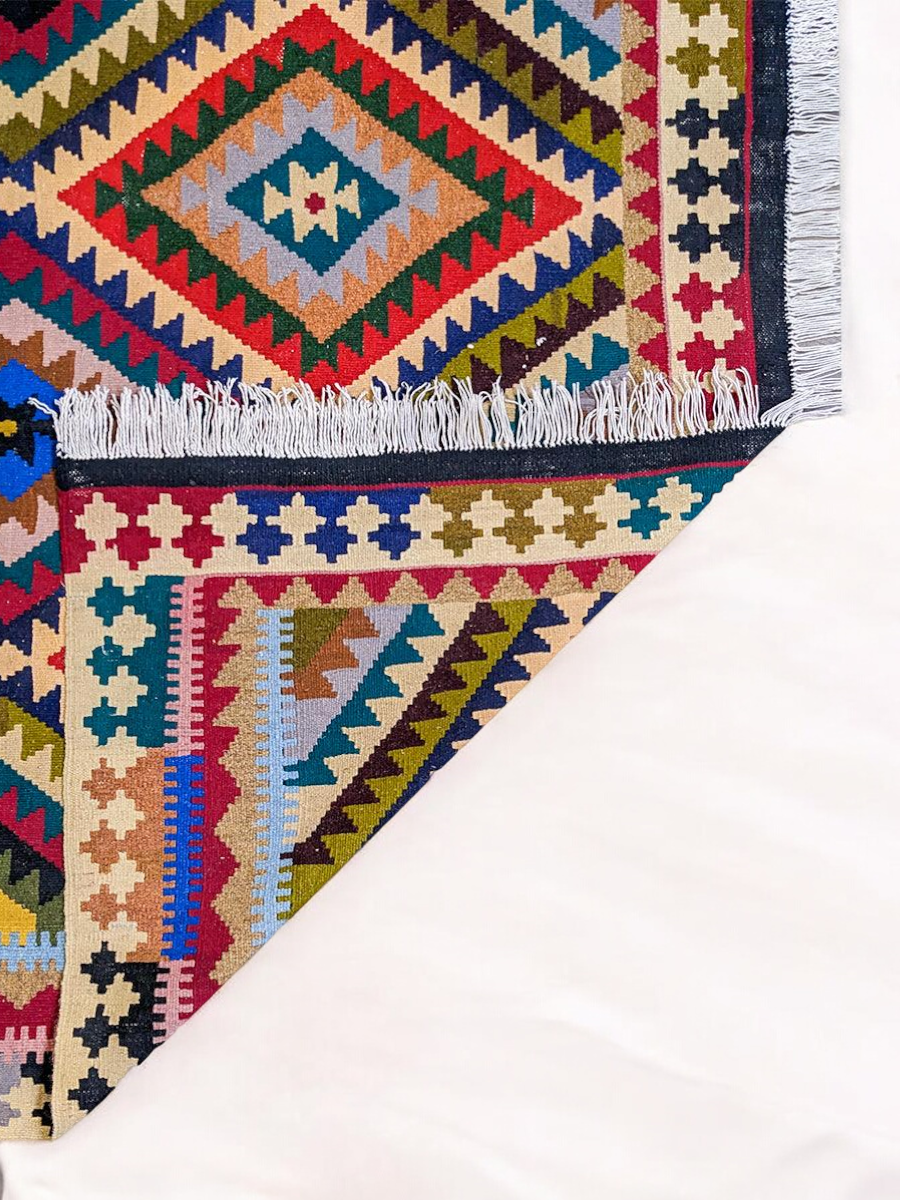 Maimana Afghanistan Kilim Rug - 236 x 152 cm