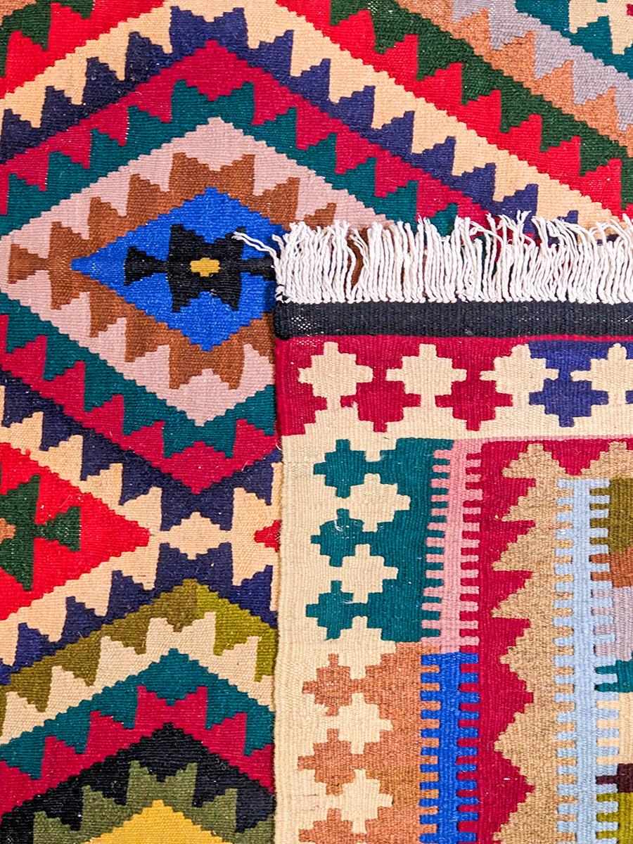 Maimana Afghanistan Kilim Rug - 236 x 152 cm