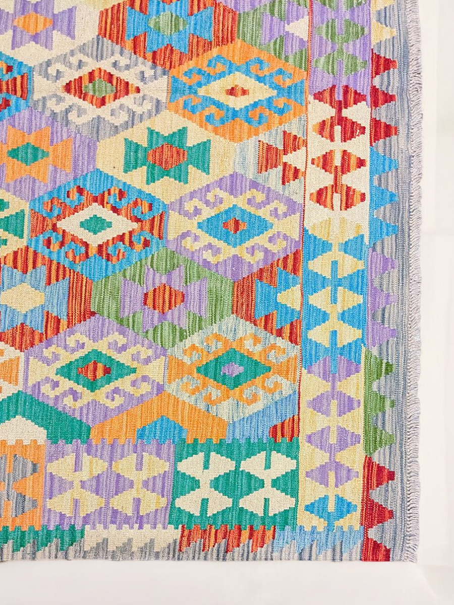 Maimana Afghanistan Kilim Rug - 284 x 203 cm