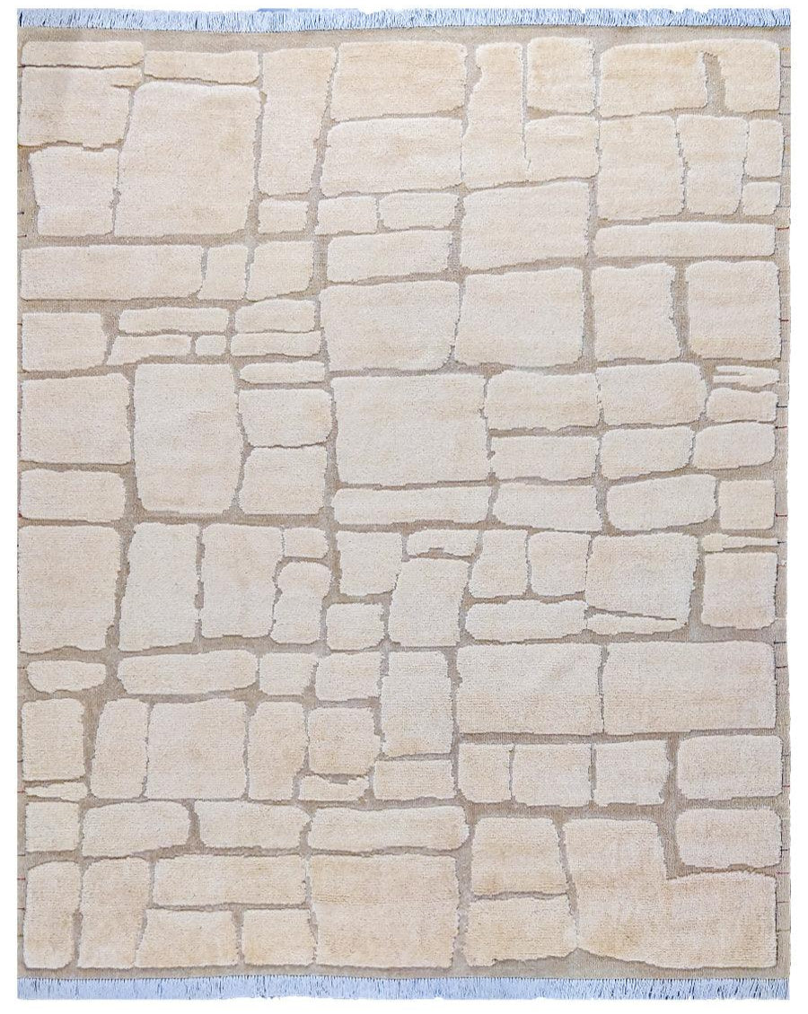 Modishic Hand Knotted Rug - Size: 10.3 x 8.4