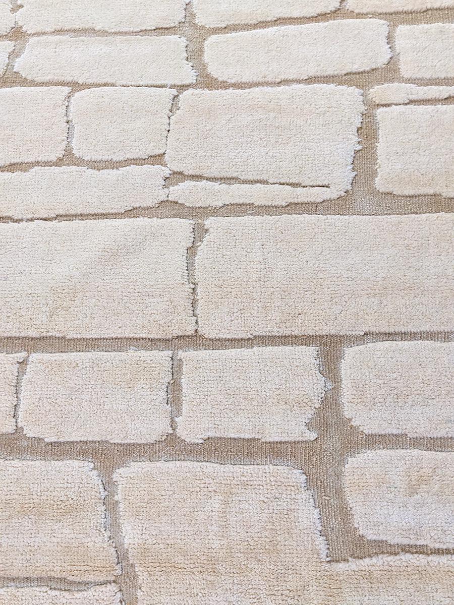 Modishic Hand Knotted Rug - Size: 10.3 x 8.4