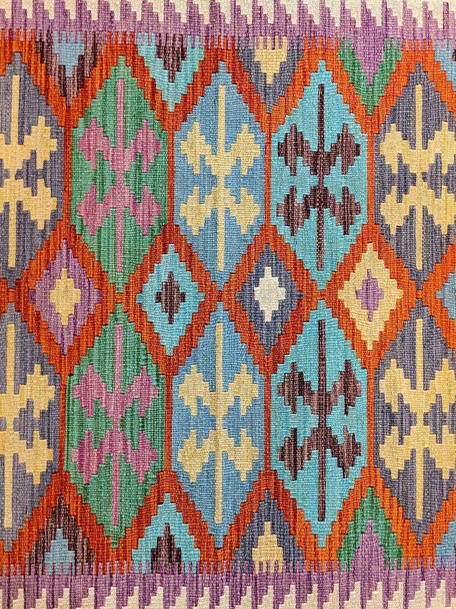 Maimana Afghanistan Kilim Rug - 287 x 79 cm