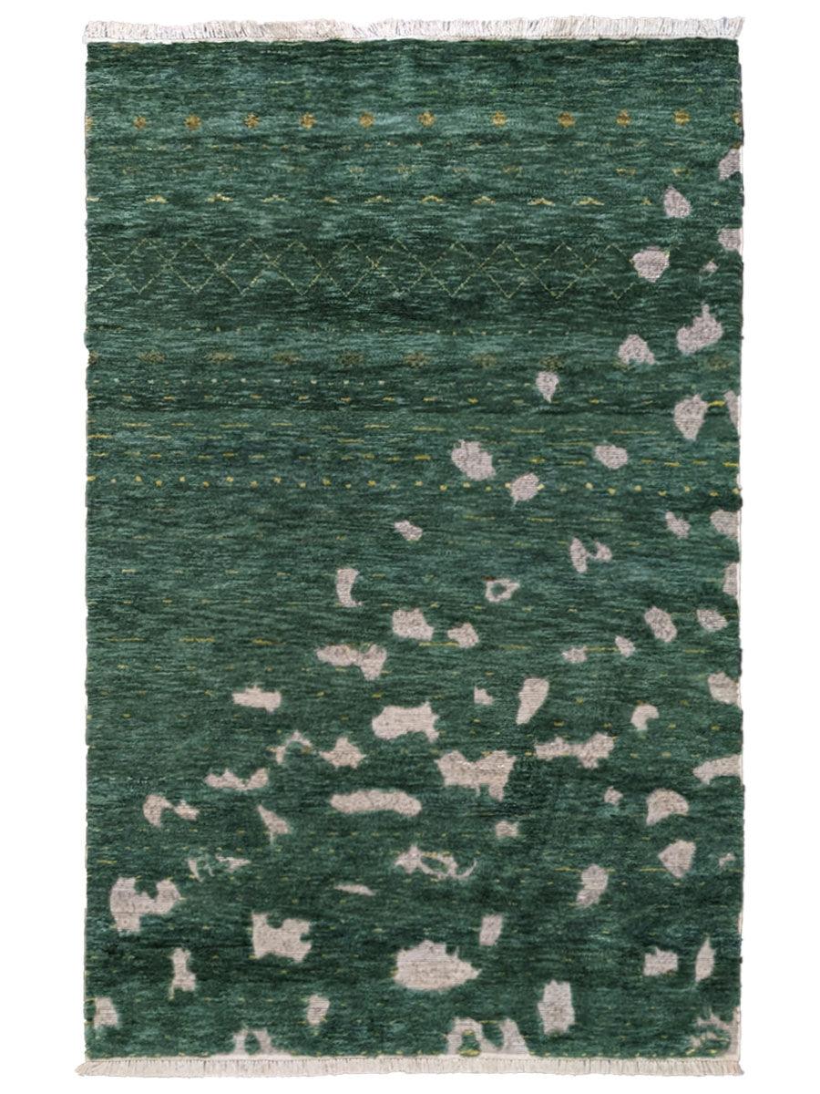 Afra Hand Knotted Rug - Size: 8.3 x 5.2