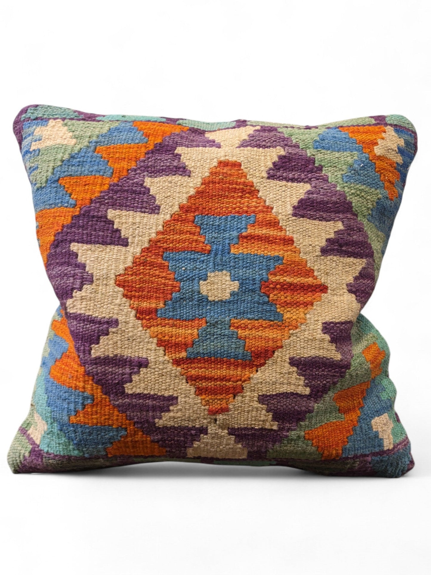Afghan Kilim Cushion Cover - 45 x 45 cm