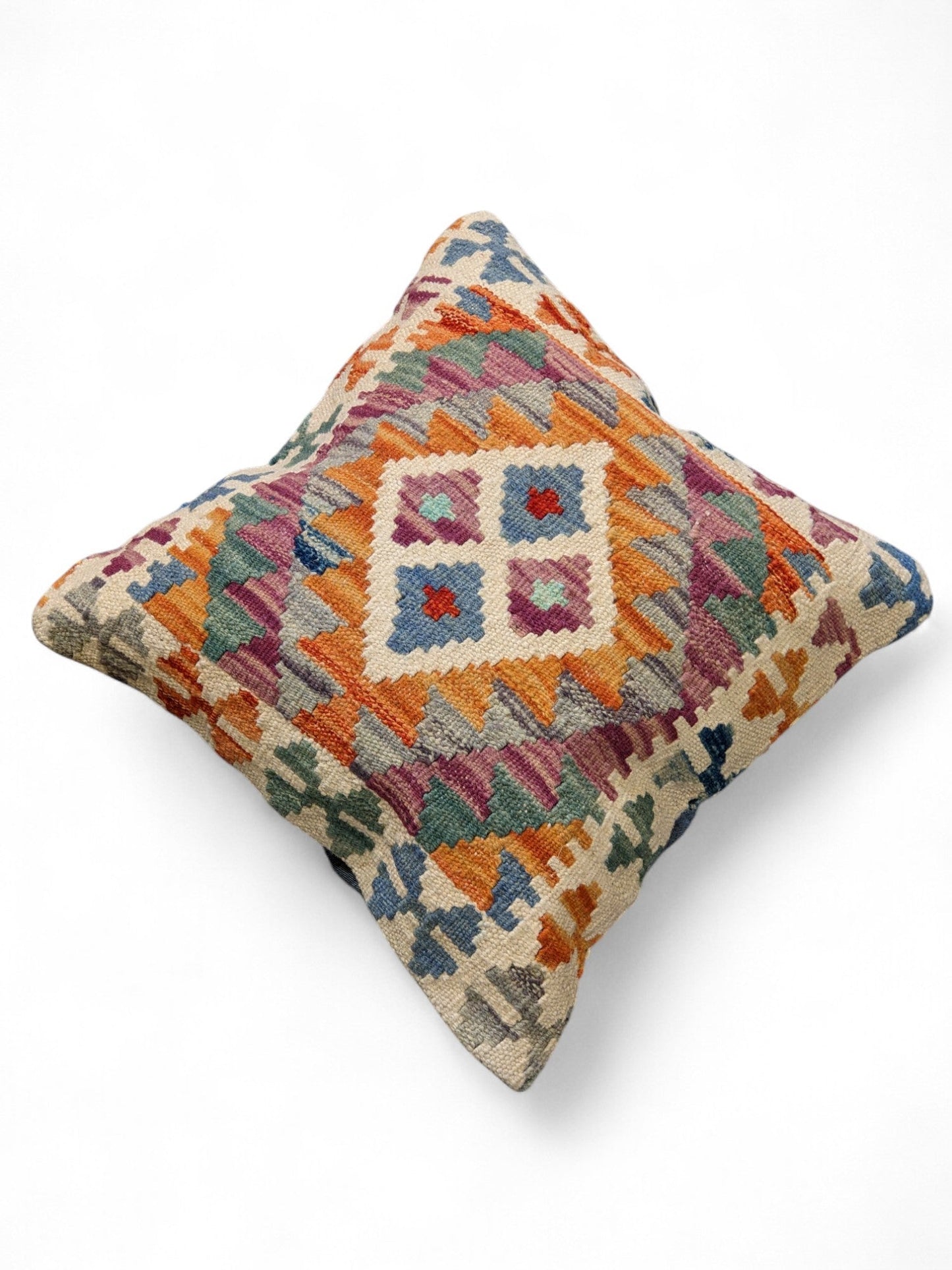 Afghan Kilim Cushion Cover - 45 x 45 cm