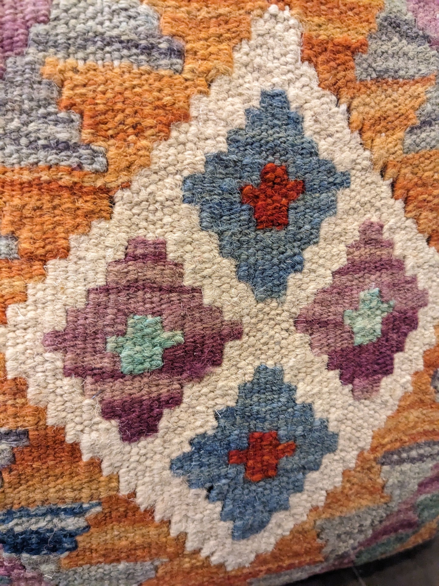 Afghan Kilim Cushion Cover - 45 x 45 cm
